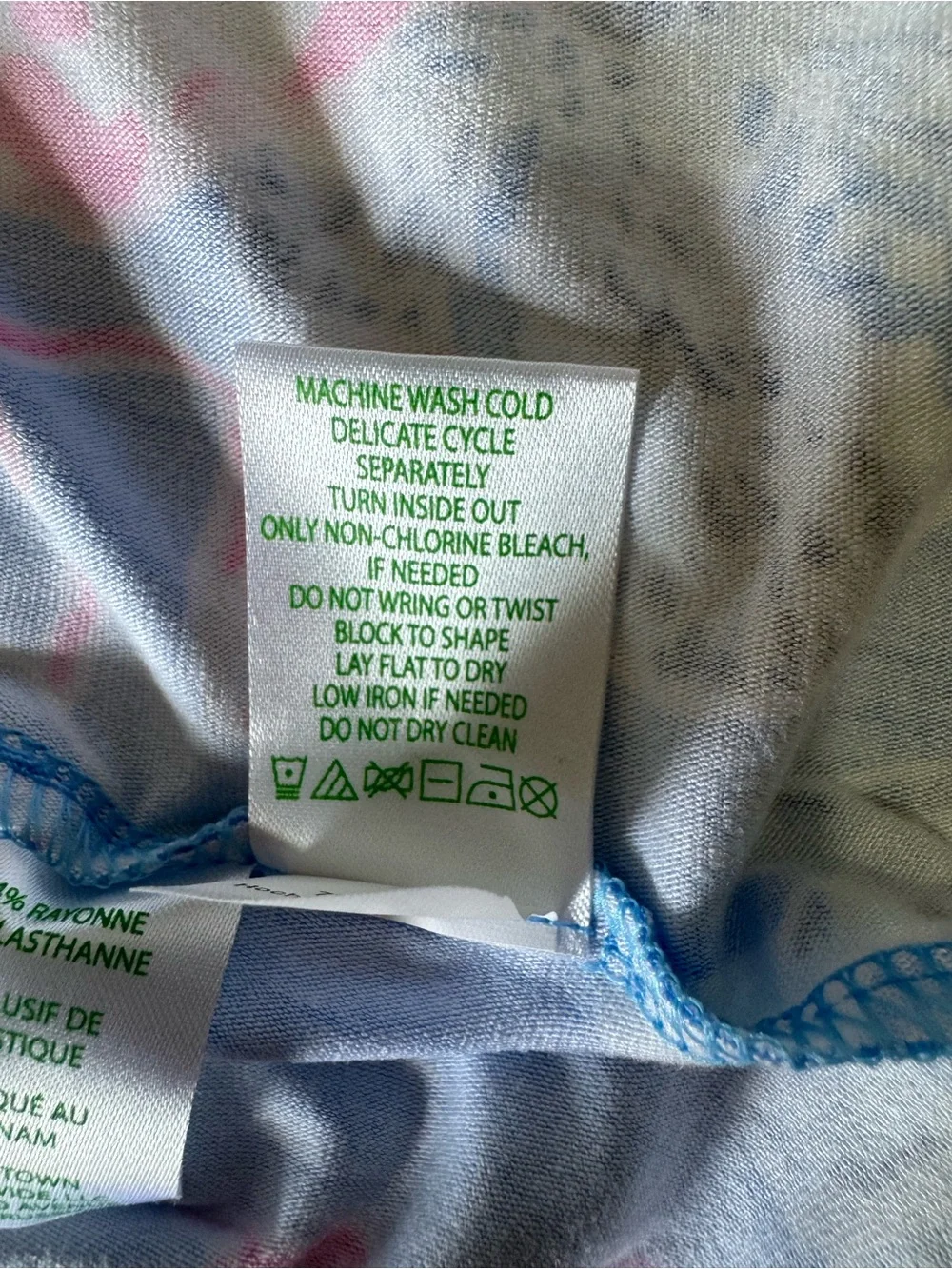 Lilly Pulitzer Blue Floral Maxi Dress with Pink Accents - Picture 6 of 9